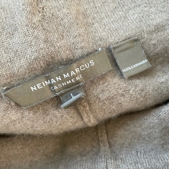 Neiman Marcus Cashmere Collection Lounge Pants in Beige Tan Color L - Picture 3 of 6